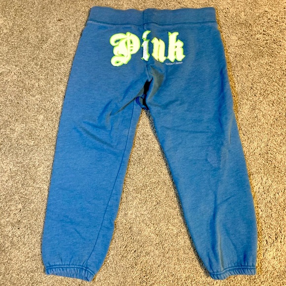 VS Pink Crop Sweats - Picture 2 of 3